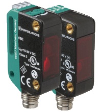 Pepperl&plus;Fuchs Photoelectric Sensor; Opposed - Receiver; 44.5mm Rectangular; 30m Range; 10-30VDC; NPN/PNP Configurable; LO/DO Configurable; M8 QD